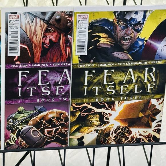 Fear Itself 1-7 7.1-7.3 & One Shots: Book Of Skull, Black Widow, FF Lot Thor - Picture 3 of 7